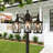 Outdoor Post Light Dusk To Dawn Sensor 3-head Outdoor Lamp (Full)  Built-in Outlet