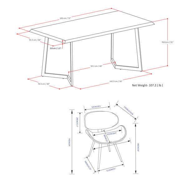 Dimensions du produit