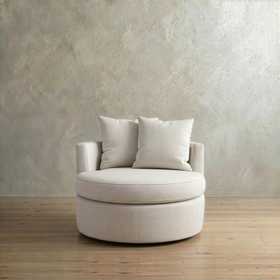 Fauteuil rembourré pivotant Dara Harlow