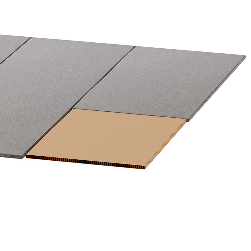 Planche de 0,4 po, panneaux de lit pliables, support de lit à profil bas / lattes avec housse de 0,4 po, Très grand