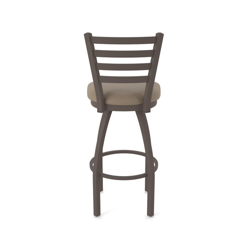 Tabouret pivotant Jackie, Bronze, Vinyle - naturel Canter, Très grand (siège d'une hauteur de 36 po)