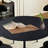 31.5" Round Dining Table, Top With Metal Base-1729952824