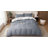 Solayne 100% Washed Cotton Duvet Cover Set with Faux Hemp Texture, Solid Color, Zipper Closure and Corner Ties-111685175-111685170