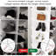 Range-chaussures rotatif 7 360 blanc