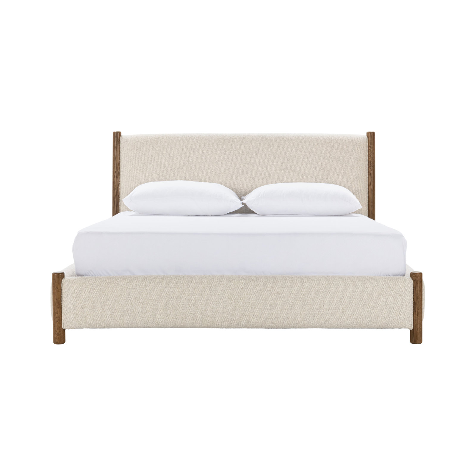 Bennington Upholstered Fabric Bed, Queen