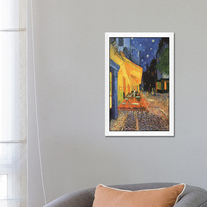 Vincent Van Gogh - Painting on Canvas, White Floater Framed, 152.5cm H x 101.5cm W x 3.81cm D