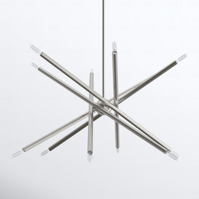 Poco 12 Light Metal Dimmable Sputnik Chandelier