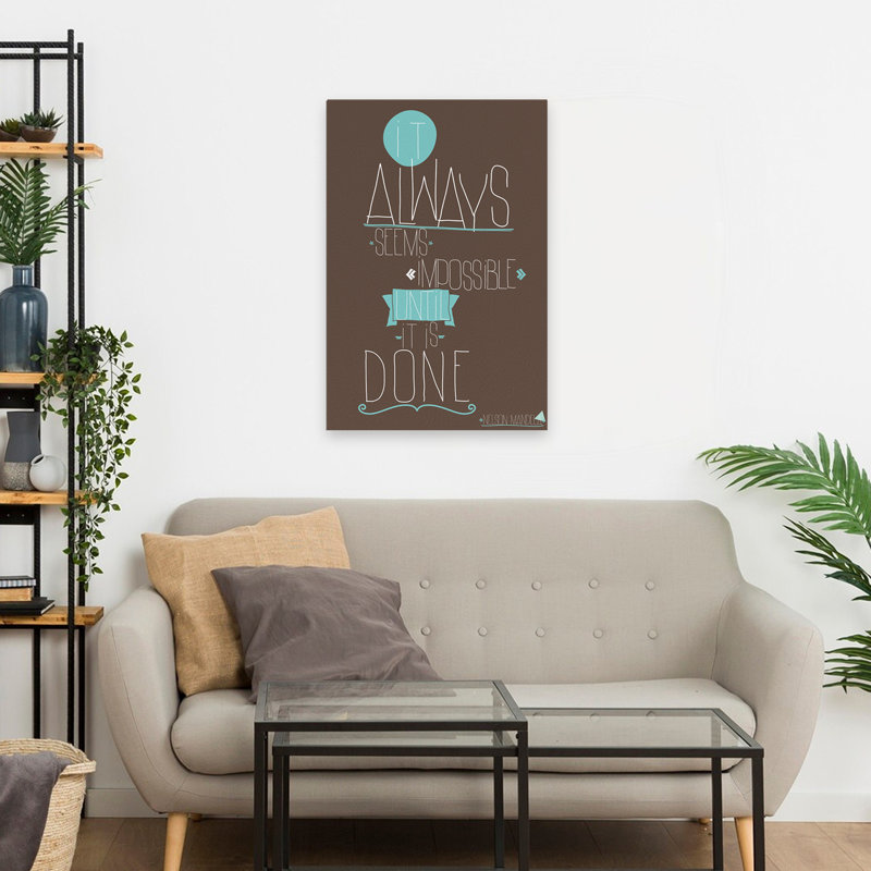 Il semble toujours - art inspirant, H 24 po x l 16 po