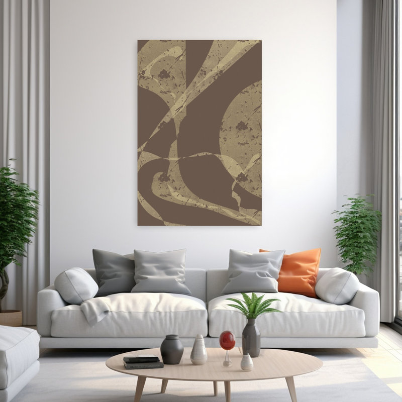 Art contemporain, art contemporain abstrait, H 60 po x l 40 po