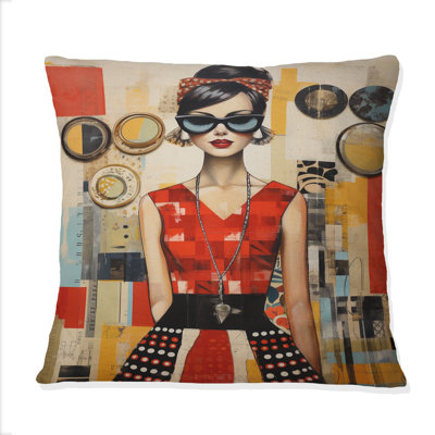 Coussin décoratif Mid Century