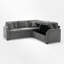 Canapé-lit modulaire en L avec rangement-1239555672