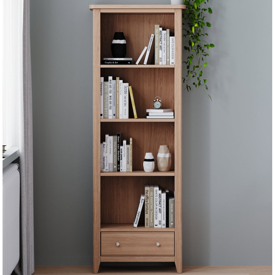 Emiline 175cm H x 70cm W Standard Bookcase