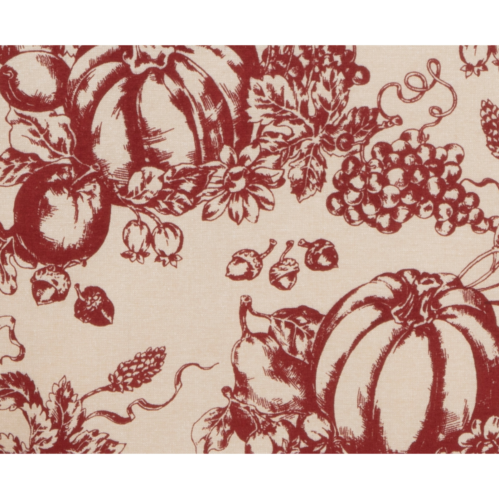 Pumpkin Toile Collection Pumpkin Toile Placemat, 60" W x 102" L