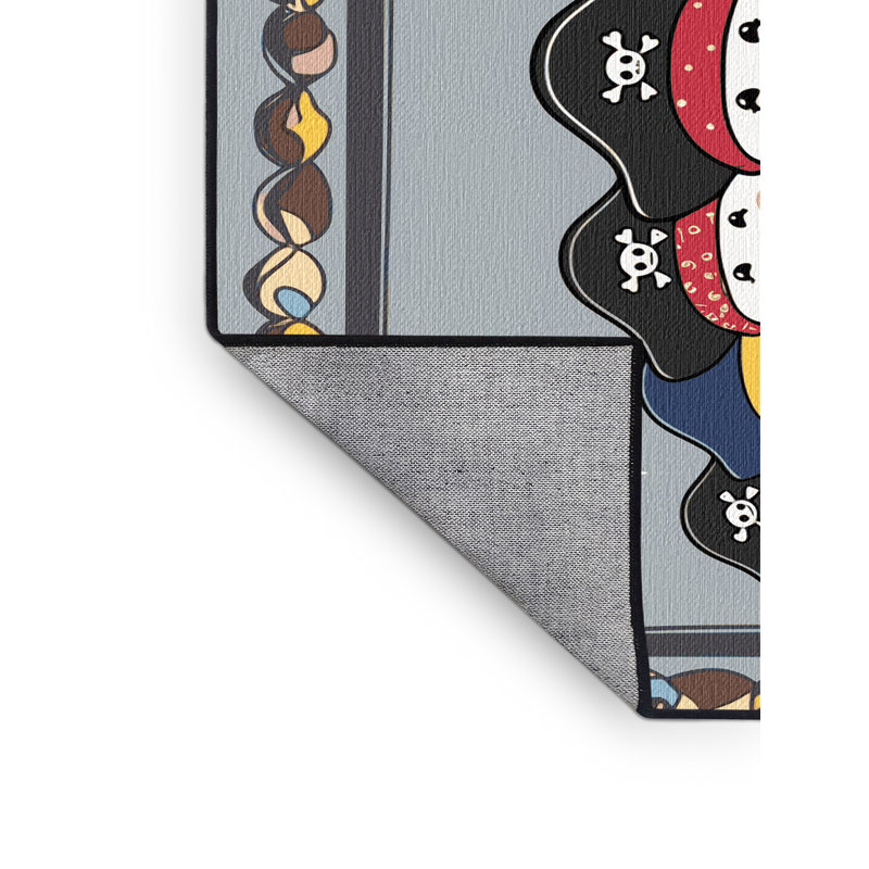 Tapis lavable Sunside Sails Pirates Ocean Kids_Pir011, Rectangle 6 pi x 9 pi