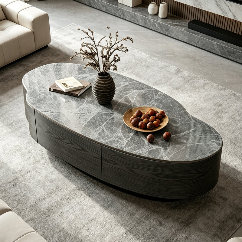 Hoyer, 13" H x 39.37" W x 19.68" D, Gray, Black/Black Oak