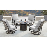 Mccomas Outdoor 5 - Piece Conversation Set