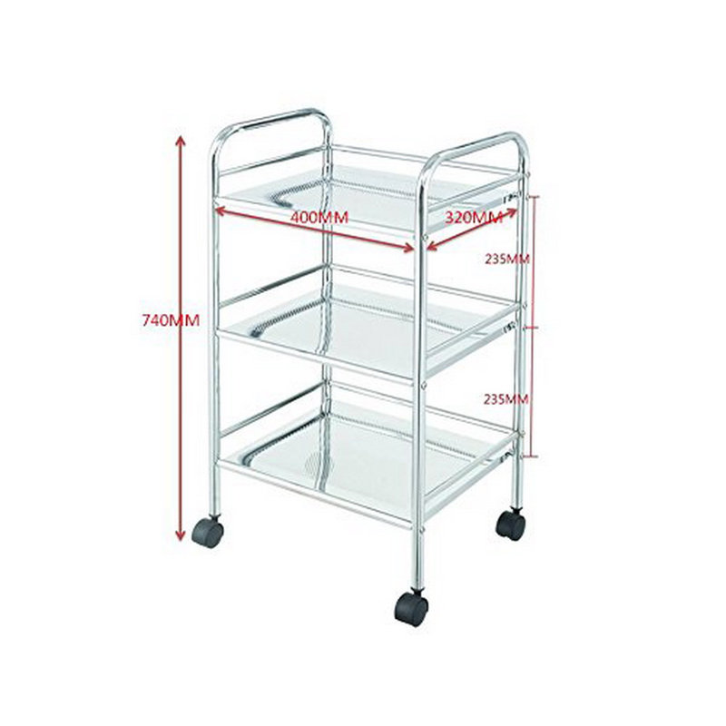 Steel Bathroom Shelves, Chrome