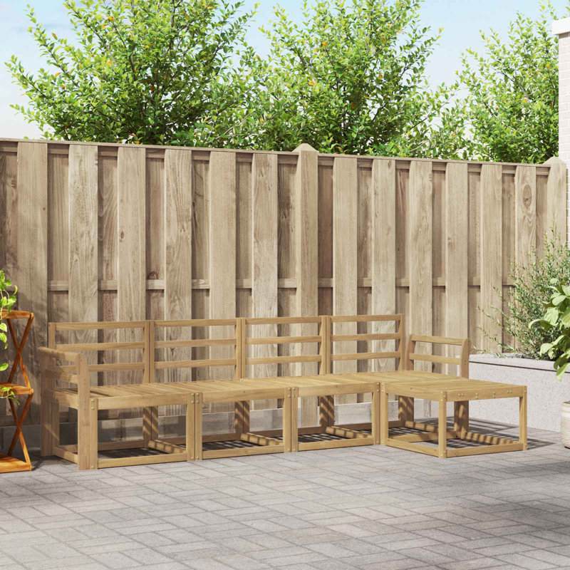 194cm Wide Patio Sofa, 5
