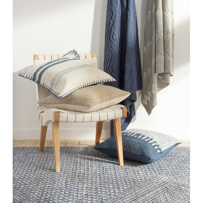 Housse de coussin en coton Lola, 20 po X 20 po