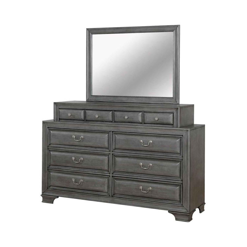 Allsopp 66.75'' W 10 - Drawer Dresser, Gray