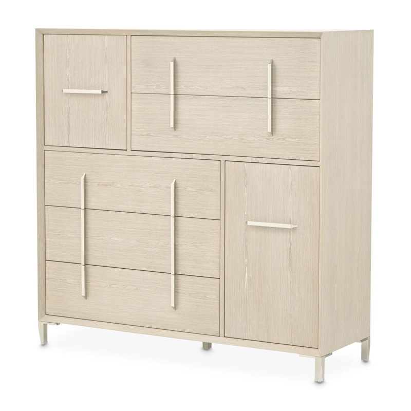 Lotus Bay 5-Drawer Chest - Sand