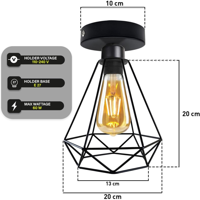 Lentini Semi Flush Mount, Yes