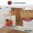 Two-Tier Undersink Steel Wire Pullout Organizer
