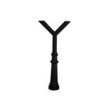 Penfield 62'' H Flute Multi-Mount Post