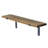 Handmade Decorative Wooden Wall Shelf, 23.6 x 6.3 x 5.5 inches | 100% Spruce Wood with 100% Metal Base | Black & Walnut, Industrial Design | Wall-Mountable, Holds Up to 2.3 lbs, Perfect for Home Décor
