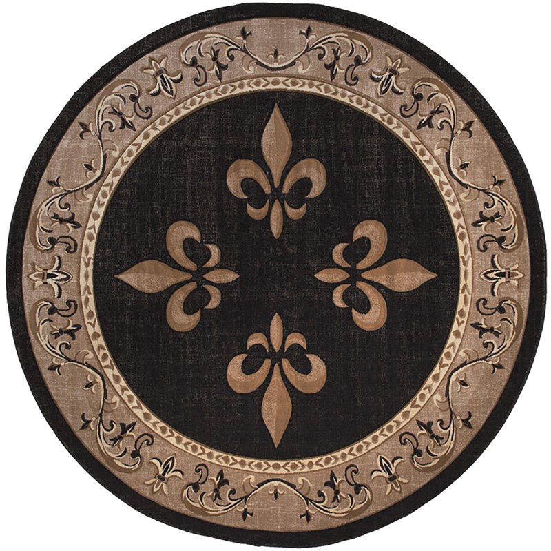 Goines Moroccan Indoor Rug, Round 7'10"