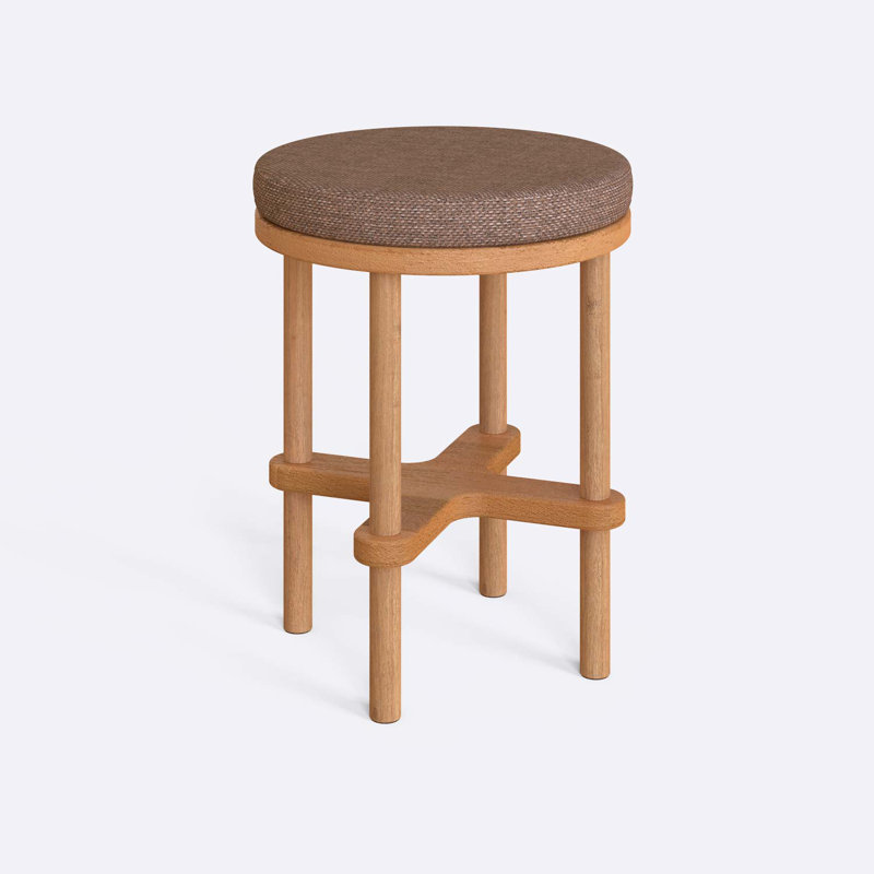  Tabouret d'appoint en bois massif
