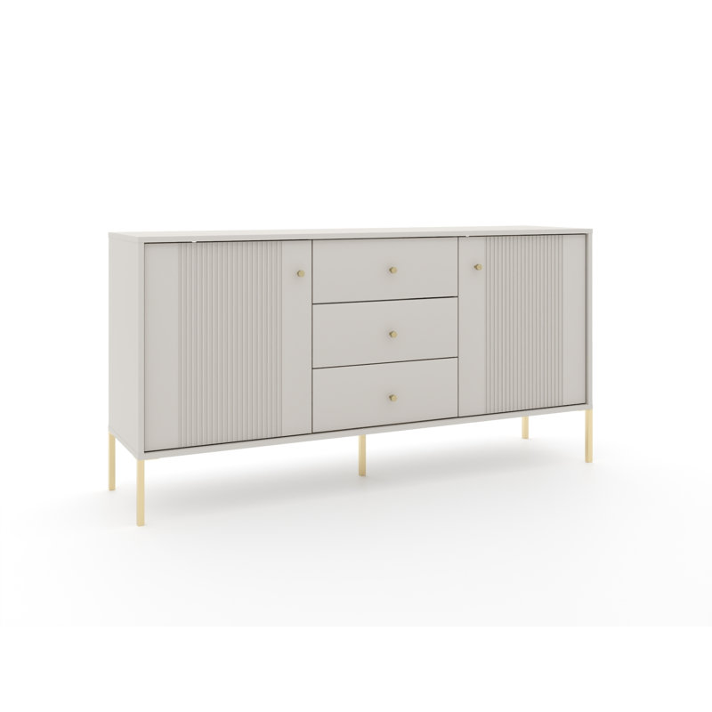 Tanari 154.5cm Sideboard, Cashmere/Gold