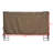 APEX GARDEN Brown Fabric Side Wall for Gazebo