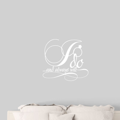 Escobar Text & Numbers Wall Decal