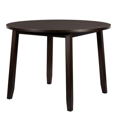 Brown Round Solidwood Dining Table