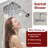 SUMERAIN Rain Bathroom Complete Shower System with 3 Setting Spray Handheld Shower, Shower Faucet Set with Slide Bar-113055988