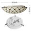 Plafonnier encastré 3 lumières 16 po Tiffany
