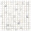 Calacatta 0.75" x 0.75" Marble Grid Mosaic Wall & Floor Tile