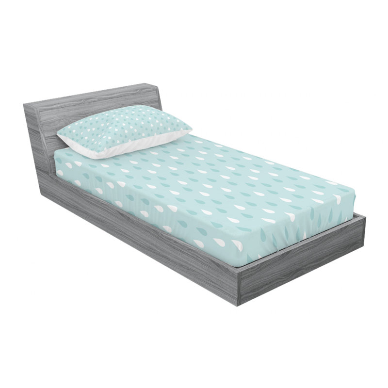 Microfiber Sheet Set, Twin Sheet Set with Fitted Sheet