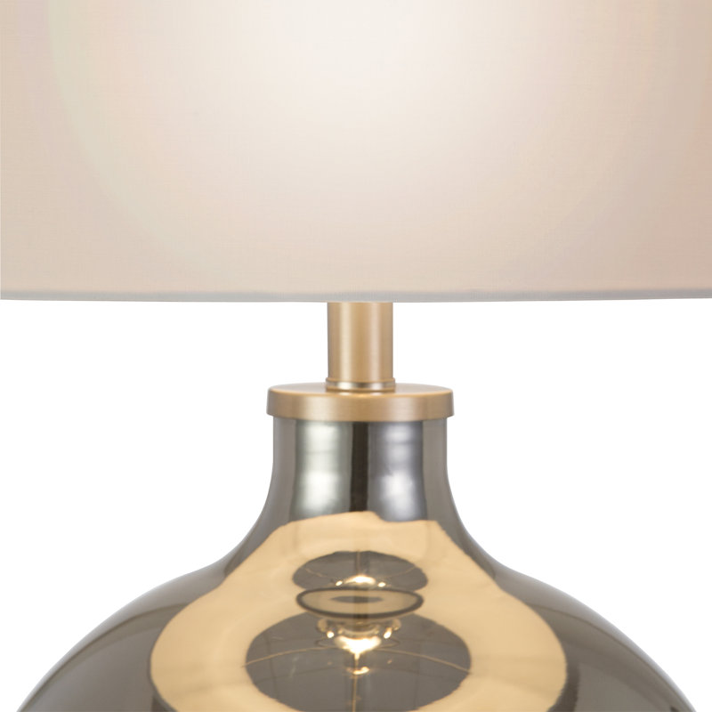 Charvette Glass Table Lamp, Gold
