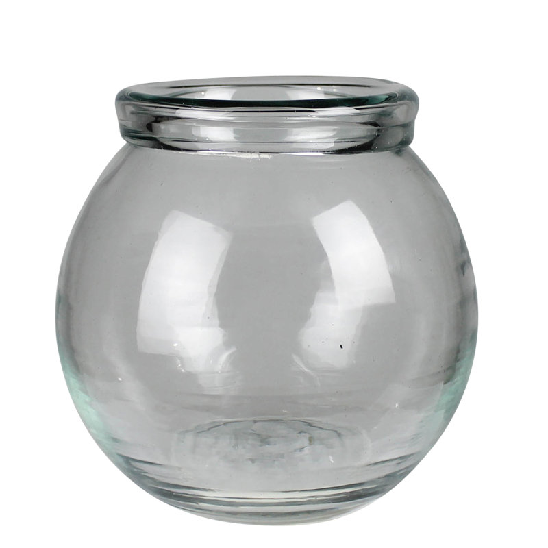 Round Vase With Rolled Rim