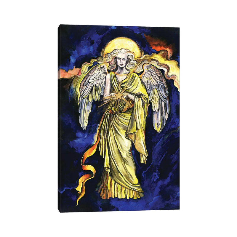 The Seven Archangels - Archangel Jophiel by Fanitsa Petrou - Wrapped Canvas Gallery-Wrapped Canvas Giclée