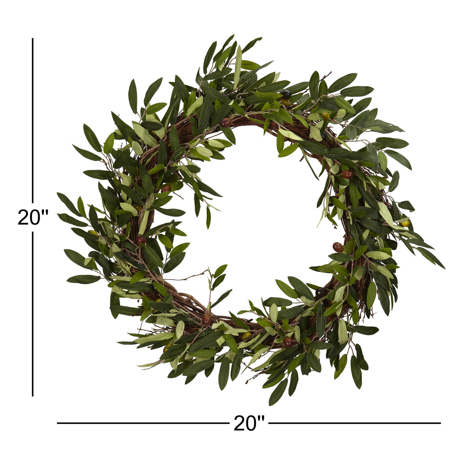 20" Olive Wreath