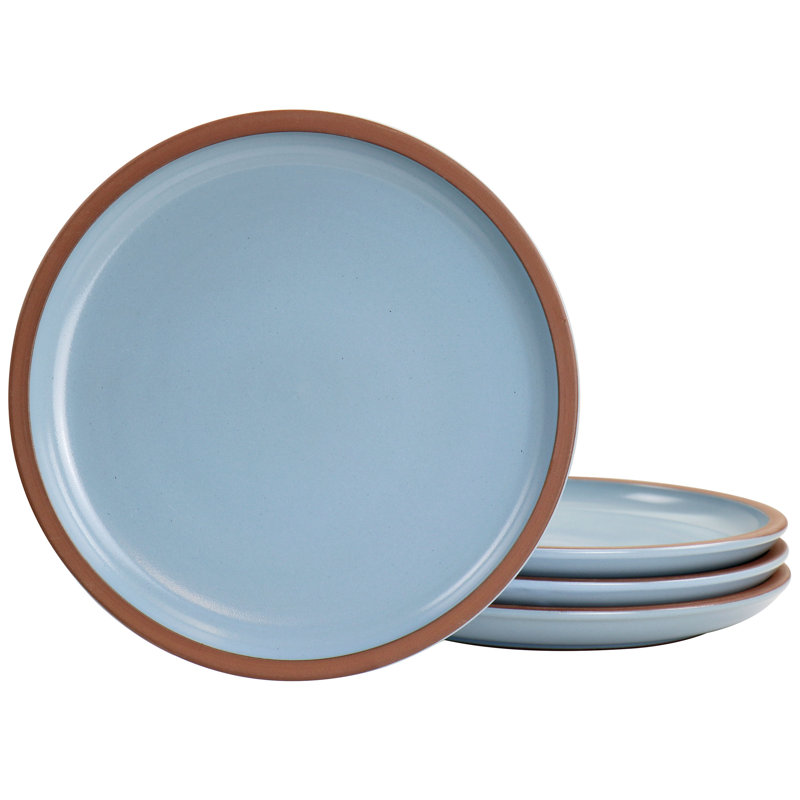 Ensemble de 4 assiettes en terre cuite Gibson Elite Dumont
