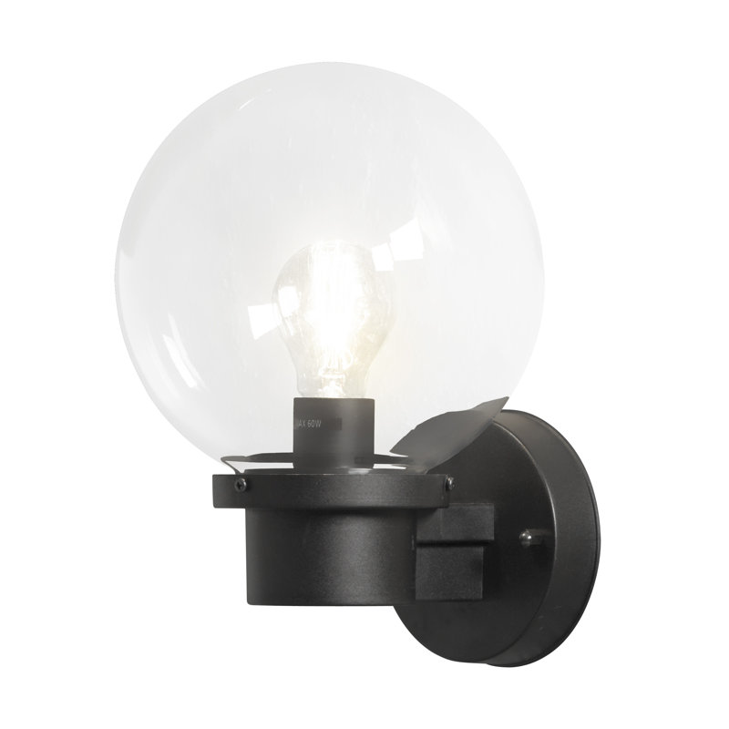 Outdoor Wall Light: Nemi Up Light - IP44, E27, Without twilight sensor, Black