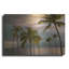 Art mural en métal Bayou Breeze «Hawaii Palm Sunset No. 1» par Carlos Vargas-145249872