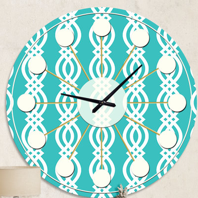Horloge murale rétro Mid-Century