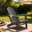 Chaises Adirondack pliantes Hdpe avec porte-gobelet-998573980