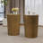 Metal Hammered End Table