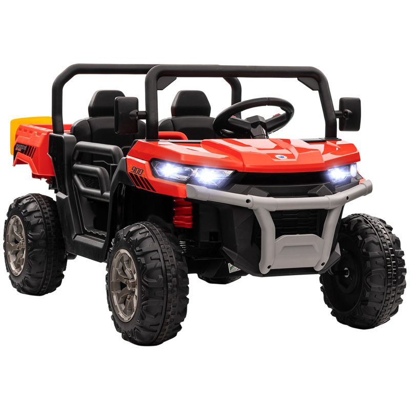 Aosom 12 Volt 2 Seater All-Terrain Vehicles Battery Powered Ride On with Remote Control